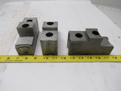 Daco 12KSEH Lathe Chuck Top Jaws 5" X 2-3/4" X 1-3/4" Lot Of 3