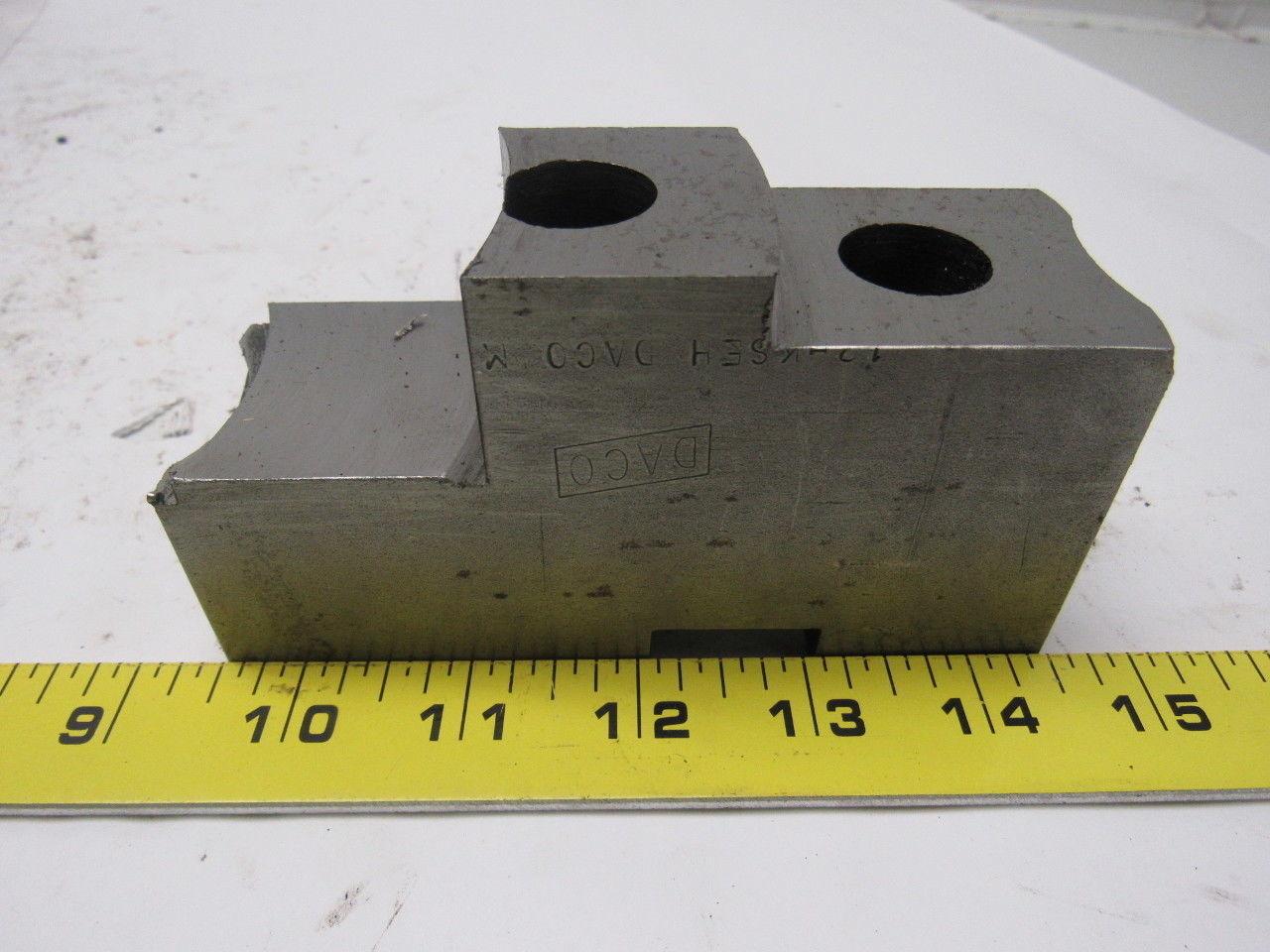 Daco 12KSEH Lathe Chuck Top Jaws 5" X 2-3/4" X 1-3/4" Lot Of 3