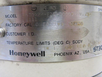Honeywell STD924-E1A Smart Pressure Differential Transmitter