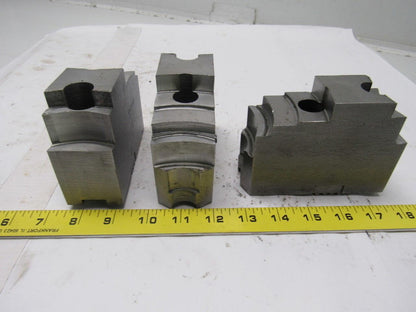 Daco 12KSEH Lathe Chuck Top Jaws 4-3/4" X 3-1/2" X 1-3/4" Lot Of 3