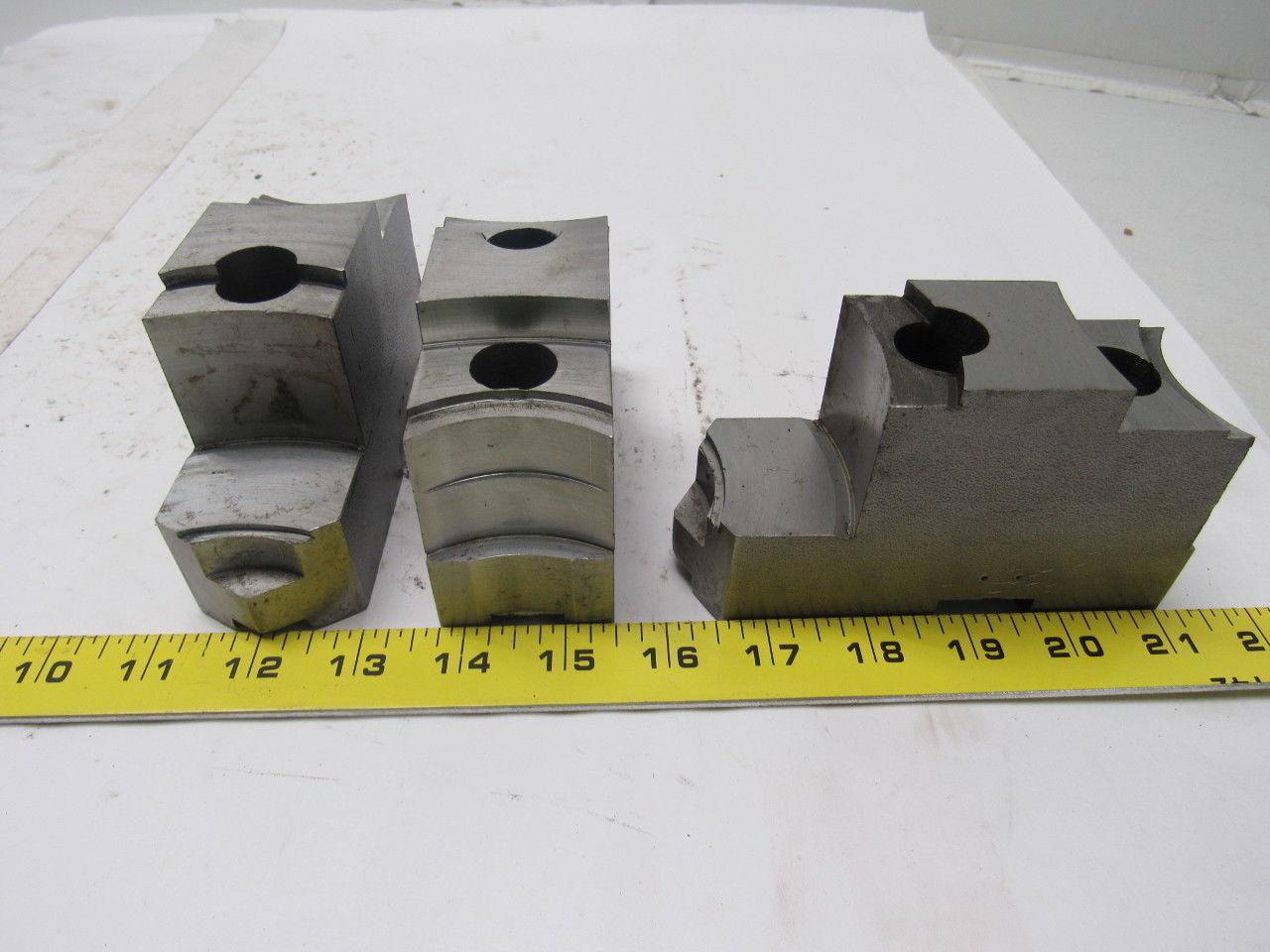 Daco 12KSEH Lathe Chuck Top Jaws 5" X 3" X 1-3/4" Lot Of 3