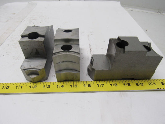 Daco 12KSEH Lathe Chuck Top Jaws 5" X 3" X 1-3/4" Lot Of 3