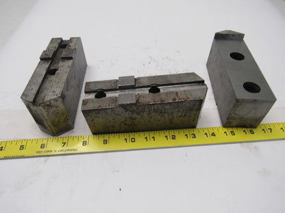 Daco 05-201466 Lathe Chuck Top Jaws 5" X 3" X 1-3/4" Lot Of 3