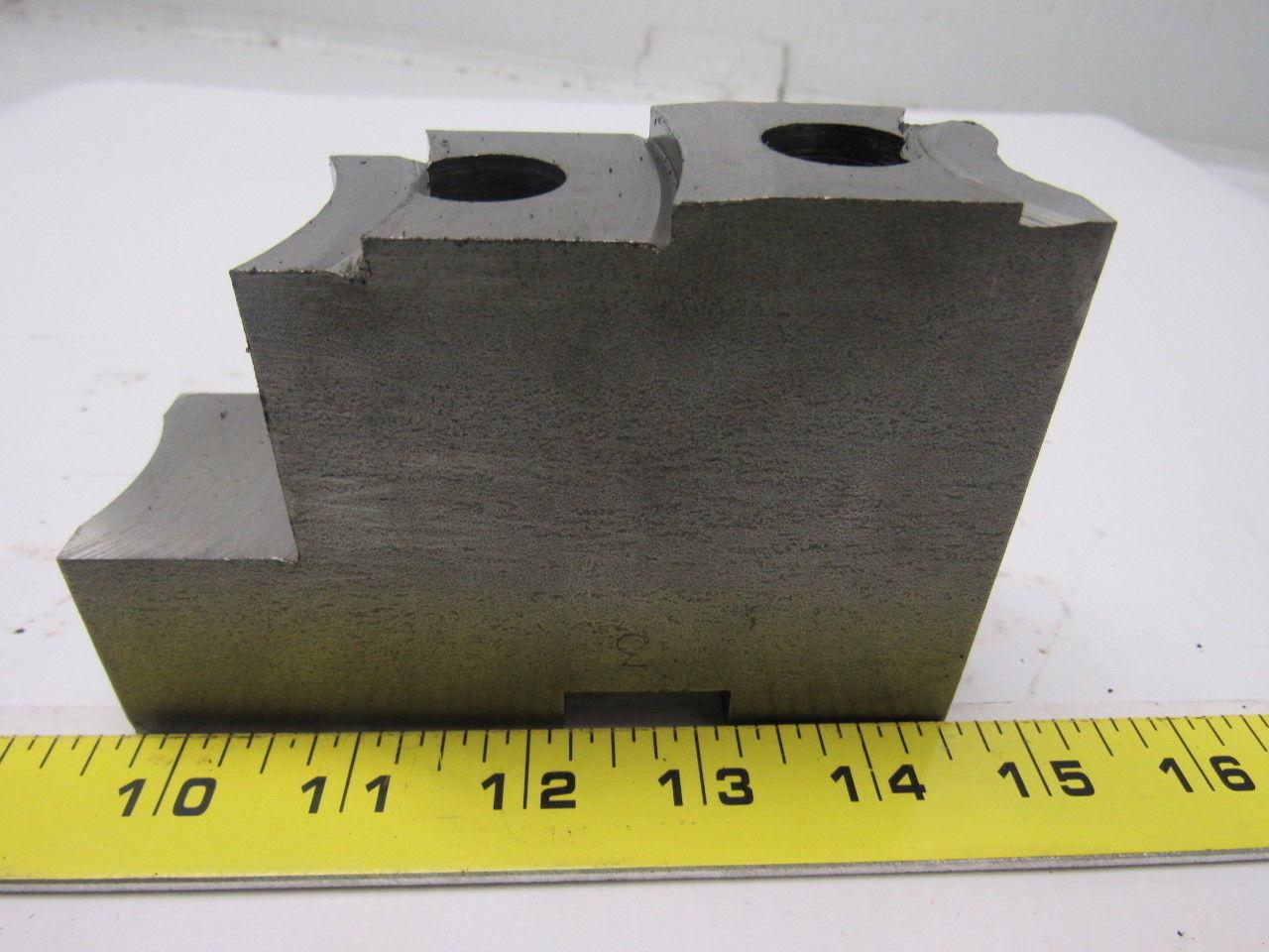 Daco 12KSEH Lathe Chuck Top Jaws 5" X 3-5/16" X 1-3/4" Lot Of 3