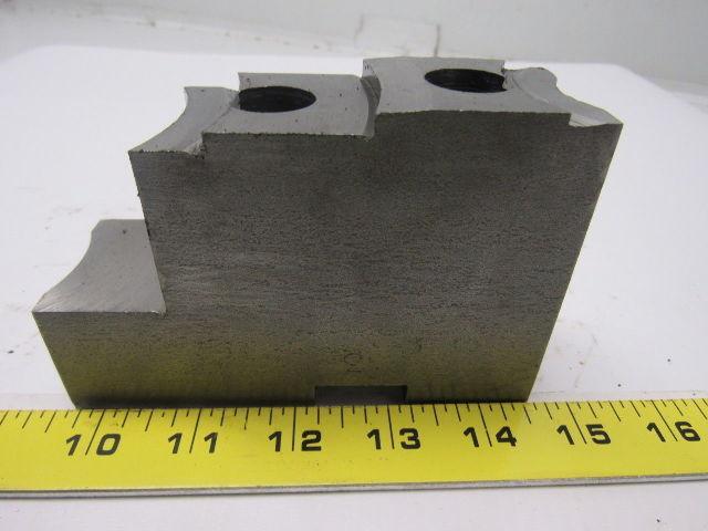 Daco 12KSEH Lathe Chuck Top Jaws 5" X 3-5/16" X 1-3/4" Lot Of 3