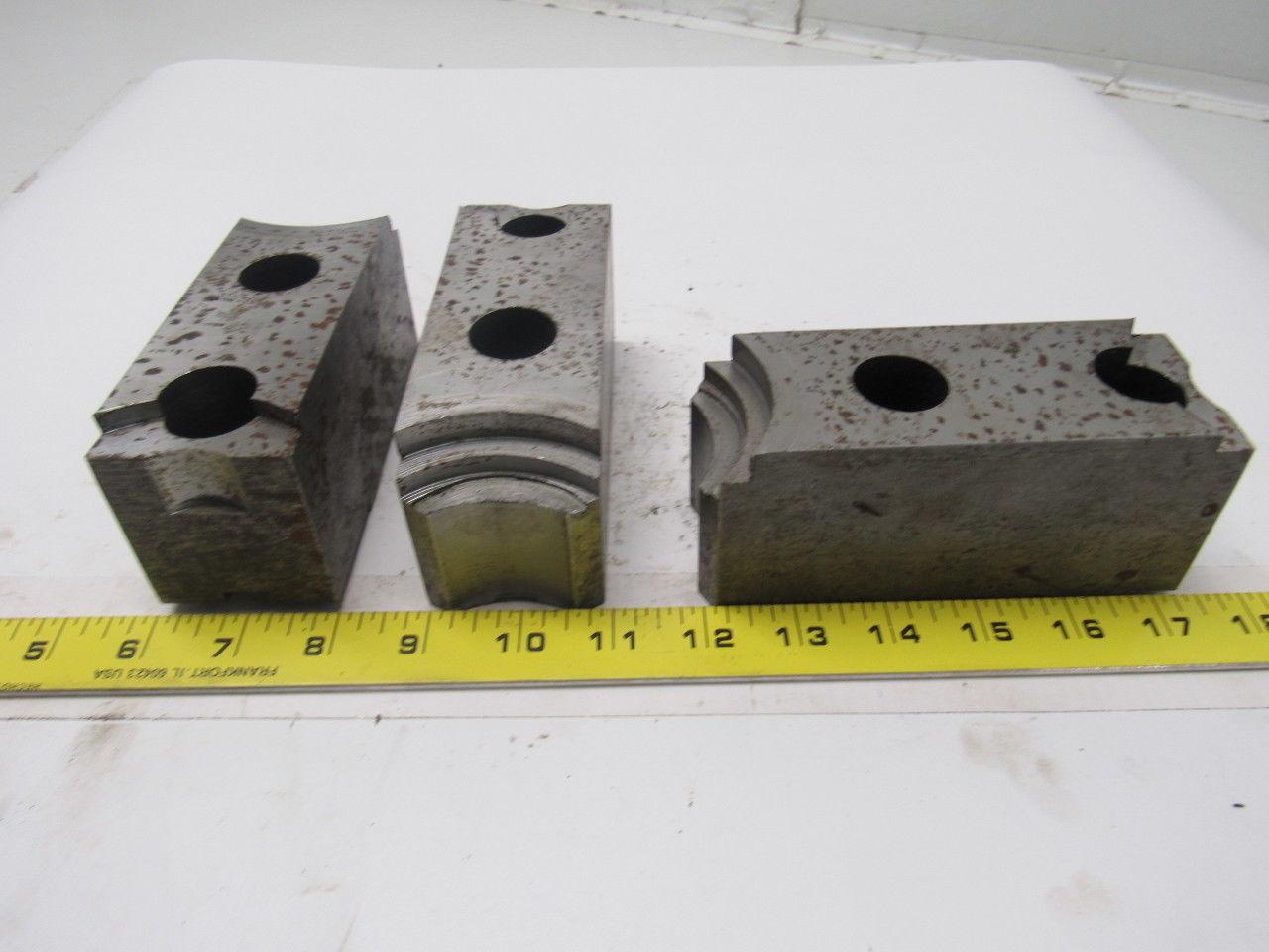 Daco 05-201467 Lathe Chuck Top Jaws 5-3/8" X 2-5/16" X 2" Lot Of 3