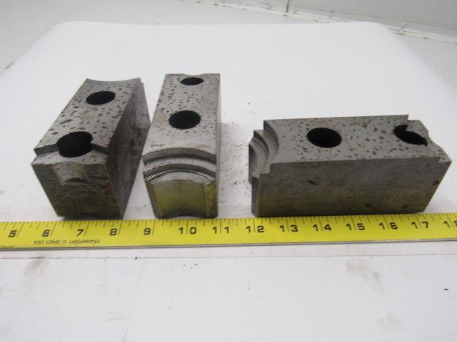 Daco 05-201467 Lathe Chuck Top Jaws 5-3/8" X 2-5/16" X 2" Lot Of 3