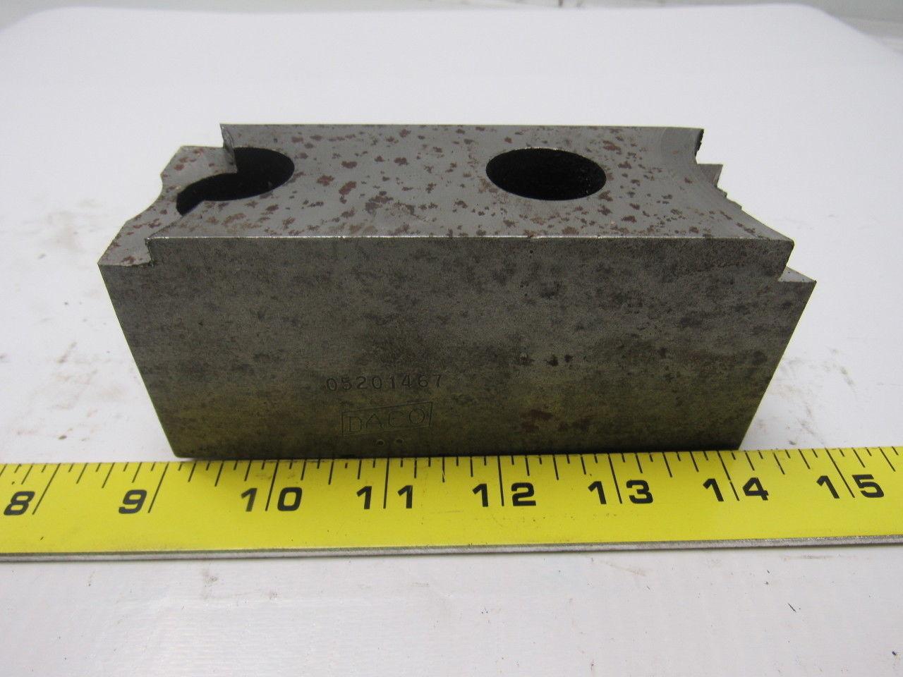 Daco 05-201467 Lathe Chuck Top Jaws 5-3/8" X 2-5/16" X 2" Lot Of 3