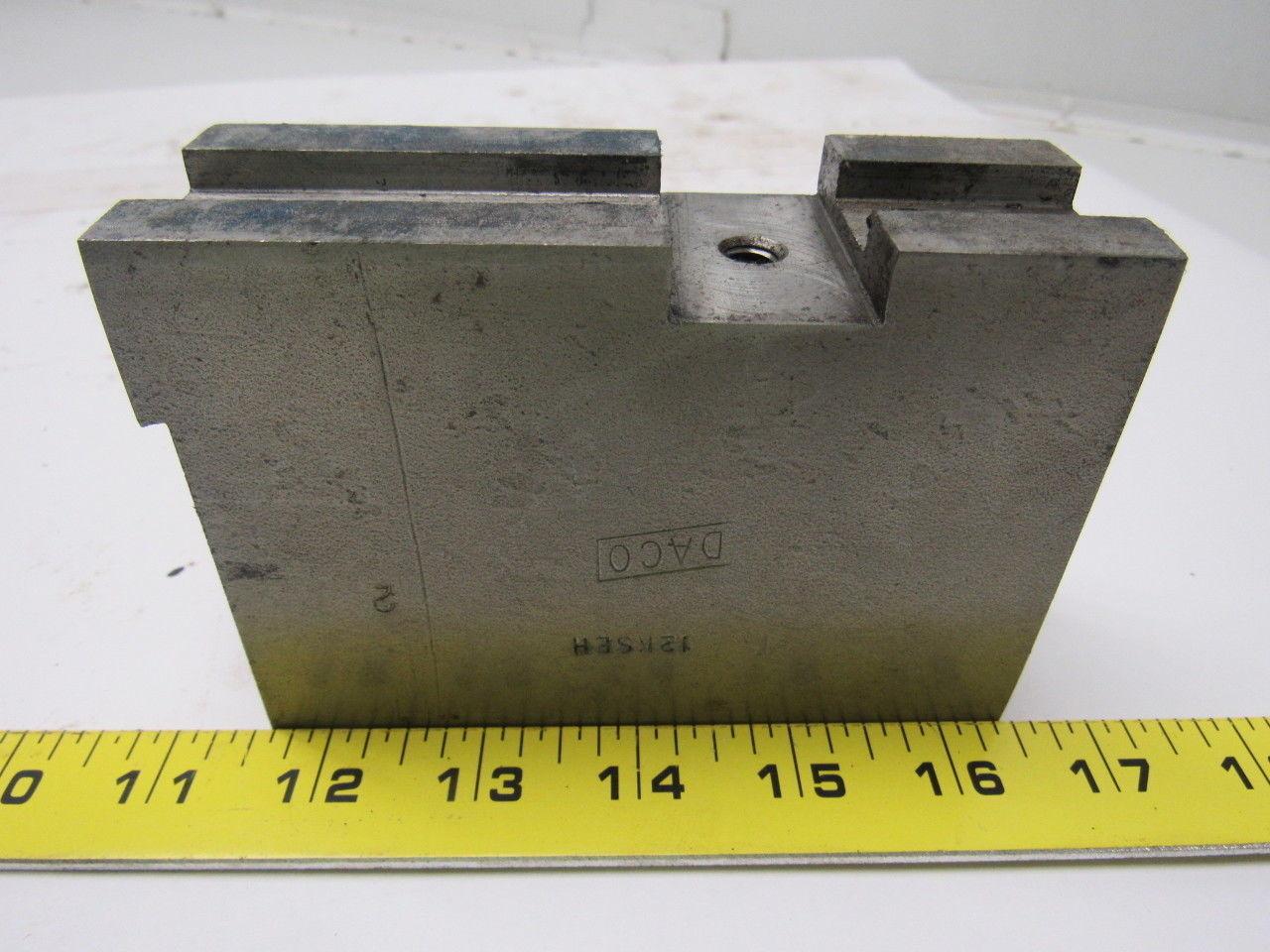 Daco 12KSEH Lathe Chuck Top Jaws 5" X 3-1/2" X 1-3/4" Lot Of 3