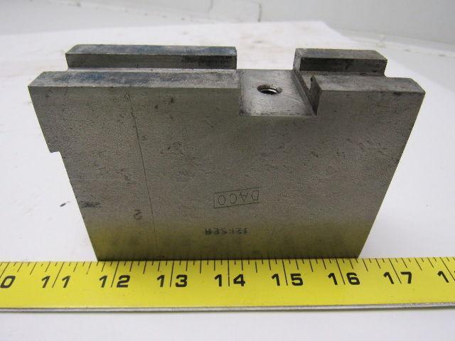 Daco 12KSEH Lathe Chuck Top Jaws 5" X 3-1/2" X 1-3/4" Lot Of 3