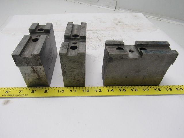 Daco 12KSEH Lathe Chuck Top Jaws 5" X 3-1/2" X 1-3/4" Lot Of 3