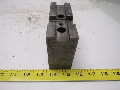 Daco 12KSEH Lathe Chuck Top Jaws 5" X 3-1/2" X 1-3/4" Lot Of 3