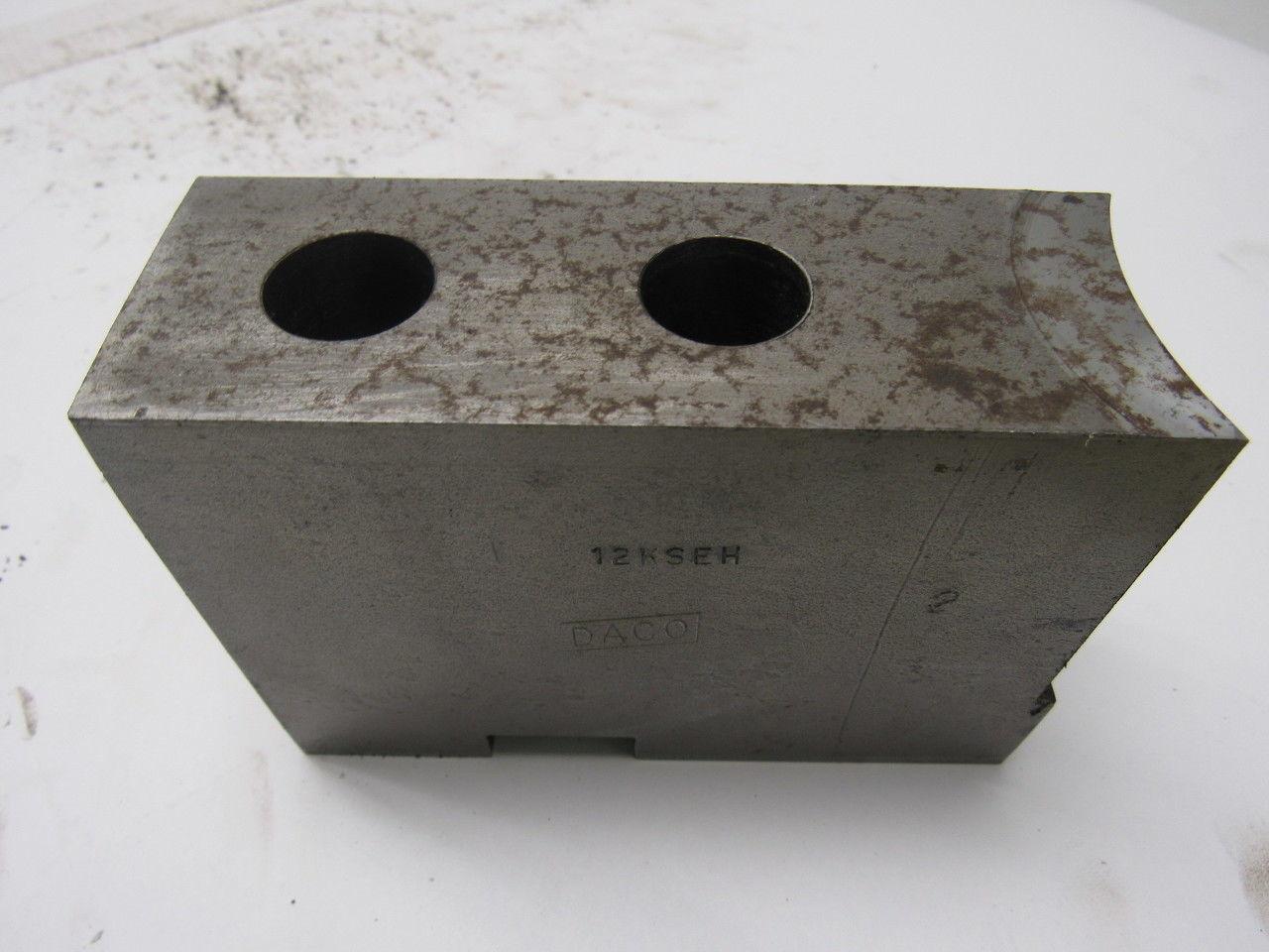 Daco 12KSEH Lathe Chuck Top Jaws 5" X 3-1/2" X 1-3/4" Lot Of 3