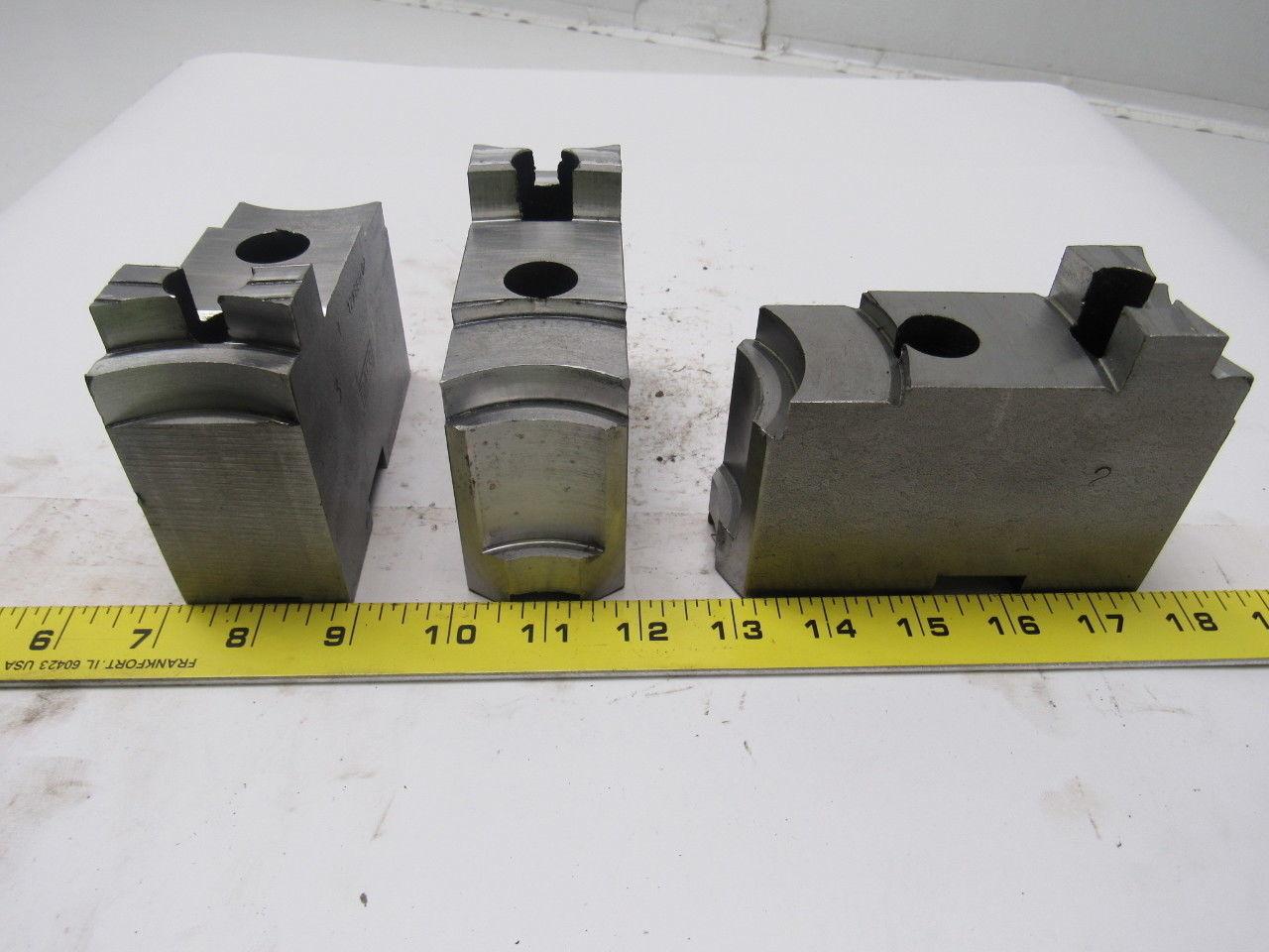 Daco 12KSEH0P Lathe Chuck Top Jaws 4-3/4" X 3-1/2" X 1-3/4" Lot Of 3