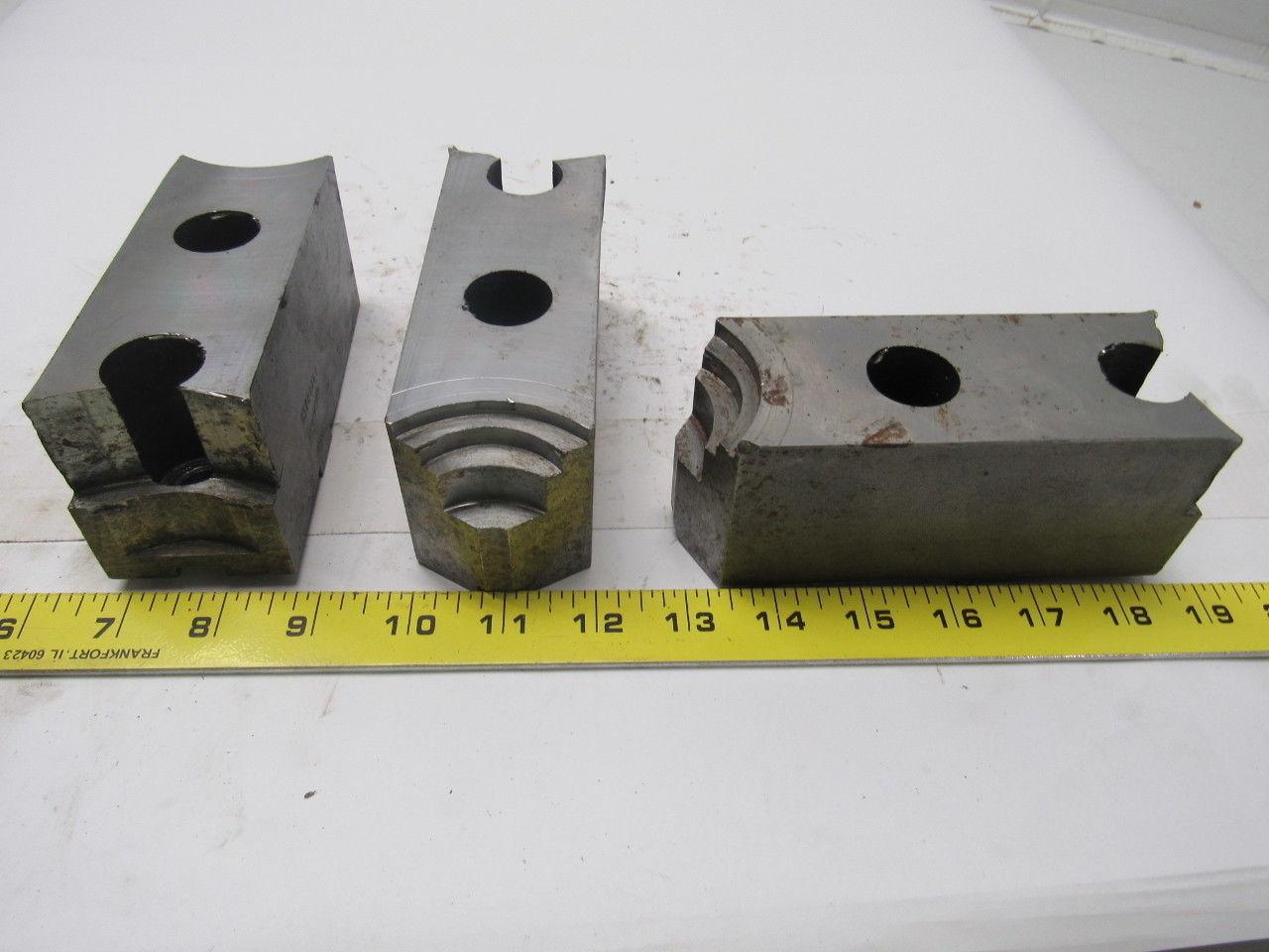 Daco 05-201467 Lathe Chuck Top Jaws 5-5/8" X 1-7/8" X 2-3/8" Lot Of 3