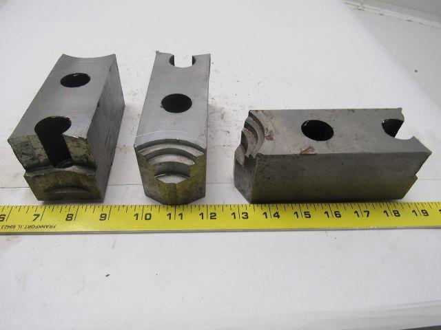Daco 05-201467 Lathe Chuck Top Jaws 5-5/8" X 1-7/8" X 2-3/8" Lot Of 3