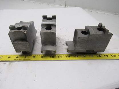 Daco 12KSEH Lathe Chuck Top Jaws 4-5/8" X 3-1/8" X 1-3/4" Lot Of 3