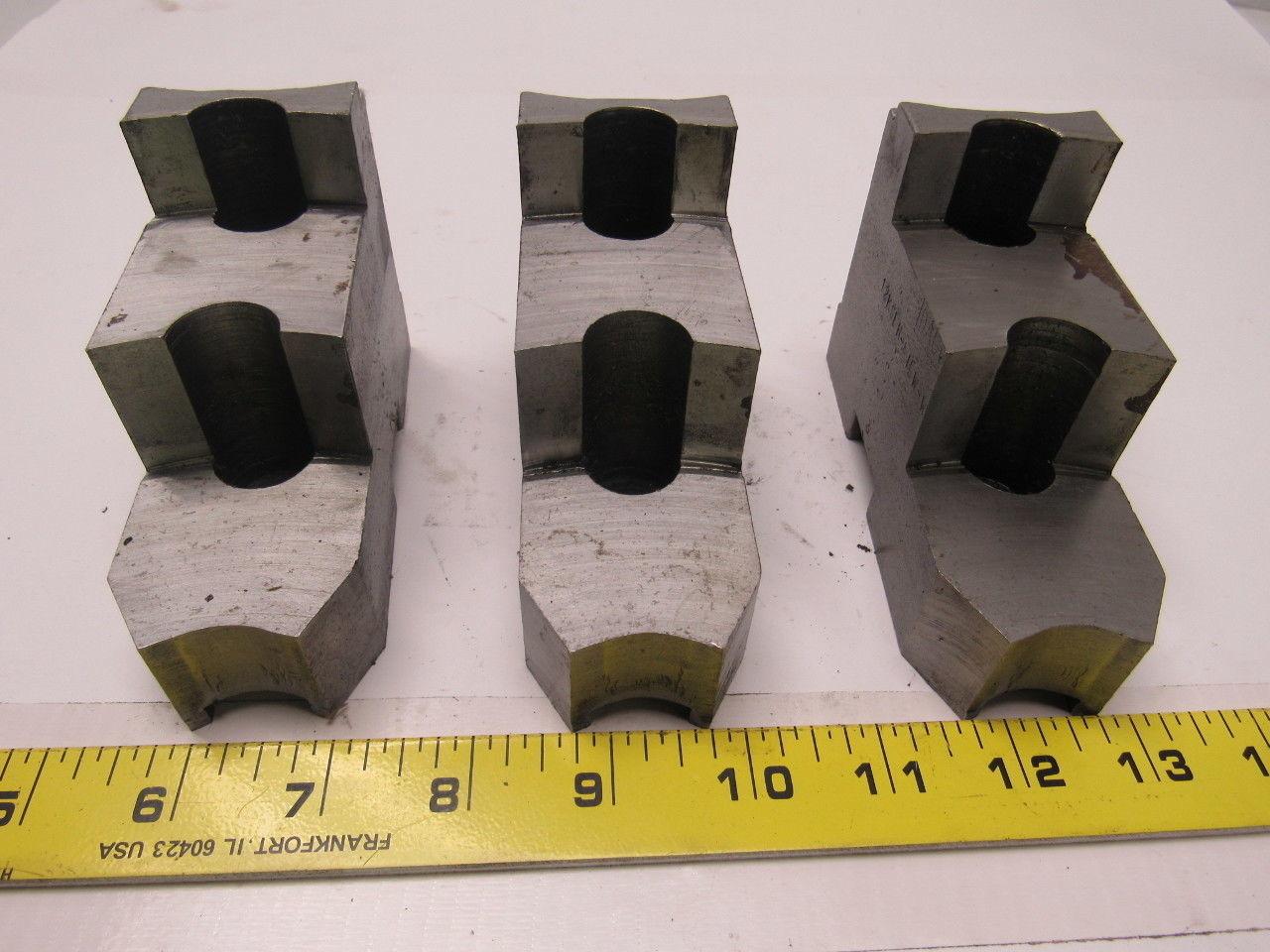 Daco 12KSEH Lathe Chuck Top Jaws 4-1/2" X 3" X 1-3/4" Lot Of 3