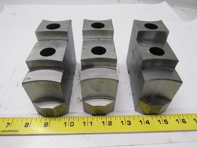 Daco 12KSEH0P Lathe Chuck Top Jaws 4-3/4" X 3-1/2" X 1-3/4" Lot Of 3