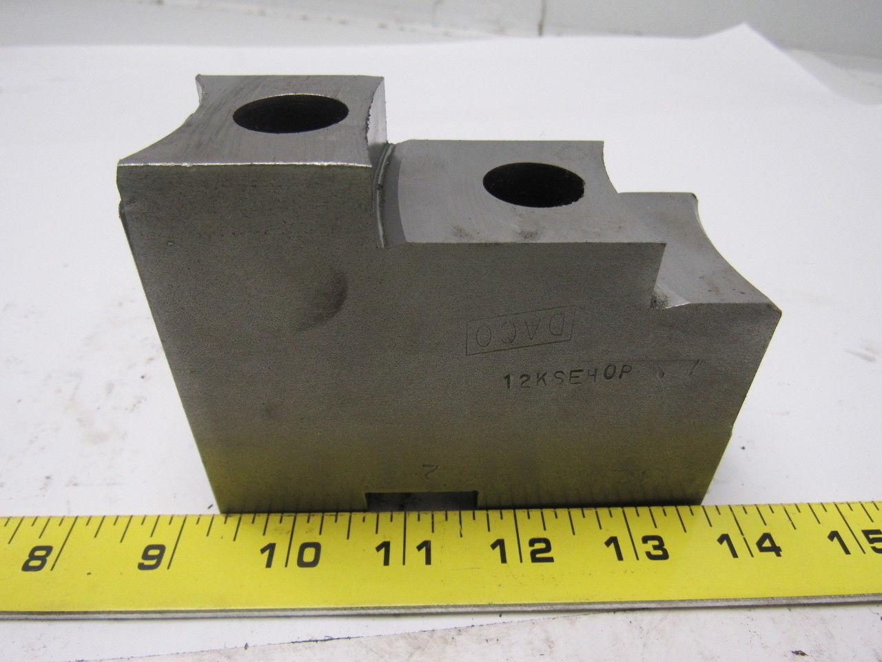 Daco 12KSEH0P Lathe Chuck Top Jaws 4-3/4" X 3-1/2" X 1-3/4" Lot Of 3