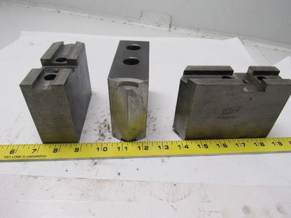 Daco 12KSEH0P Lathe Chuck Top Jaws 5" X 3-1/2" X 1-3/4" Lot Of 3