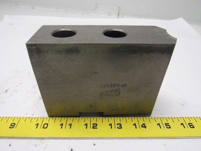 Daco 12KSEH0P Lathe Chuck Top Jaws 5" X 3-1/2" X 1-3/4" Lot Of 3