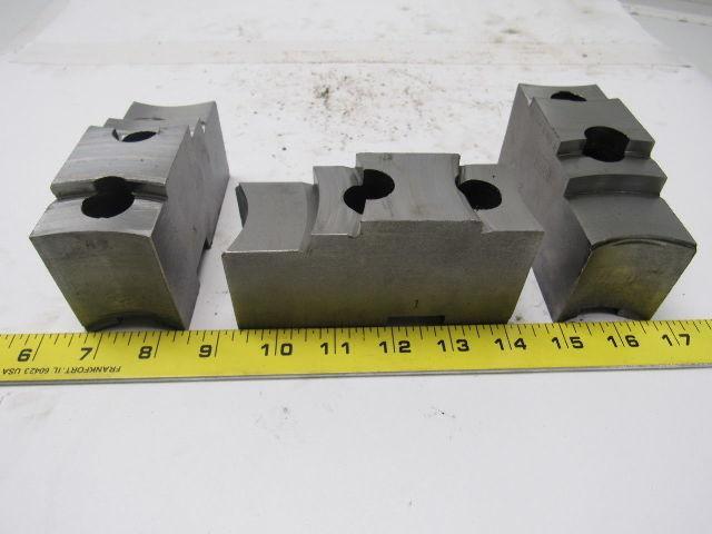 Daco 12KSEH Lathe Chuck Top Jaws 4-3/4" X 2-1/2" X 1-3/4" Lot Of 3