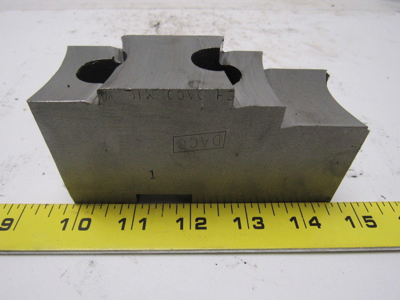 Daco 12KSEH Lathe Chuck Top Jaws 4-3/4" X 2-1/2" X 1-3/4" Lot Of 3