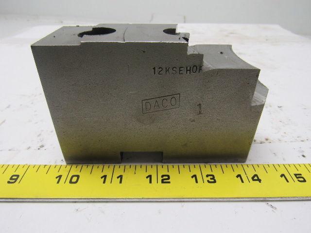 Daco 12KSEH0P Lathe Chuck Top Jaws 5" X 2-3/8" X 1-3/4" Lot Of 3