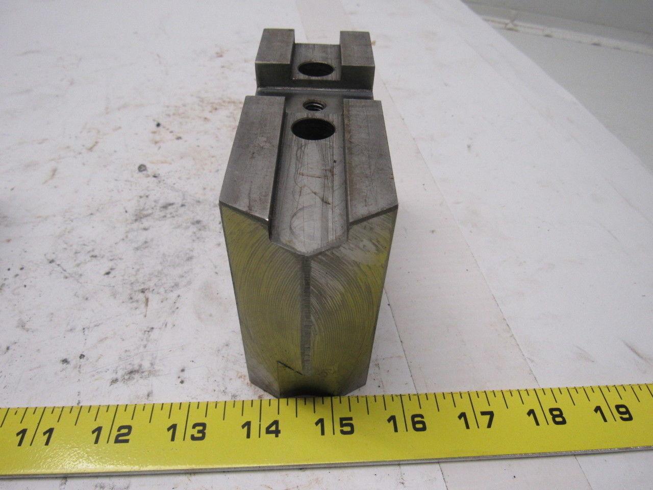 Daco 12KSEH Lathe Chuck Top Jaws Key Type 5" X 3-1/2" X 1-3/4" Lot Of 3