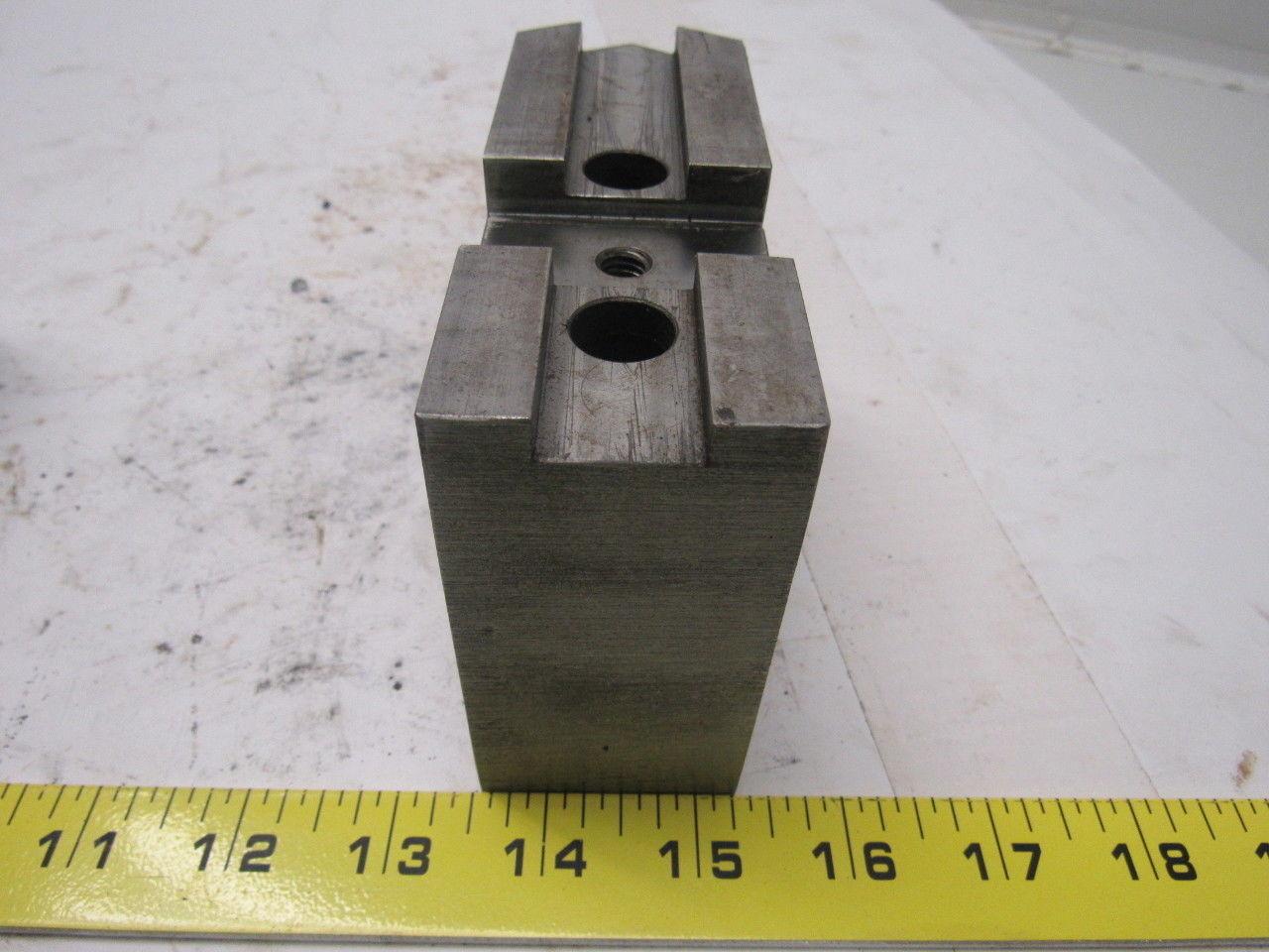 Daco 12KSEH Lathe Chuck Top Jaws Key Type 5" X 3-1/2" X 1-3/4" Lot Of 3