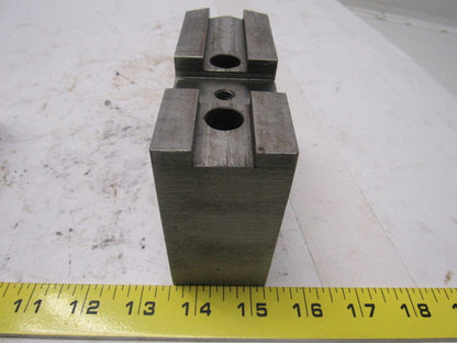 Daco 12KSEH Lathe Chuck Top Jaws Key Type 5" X 3-1/2" X 1-3/4" Lot Of 3