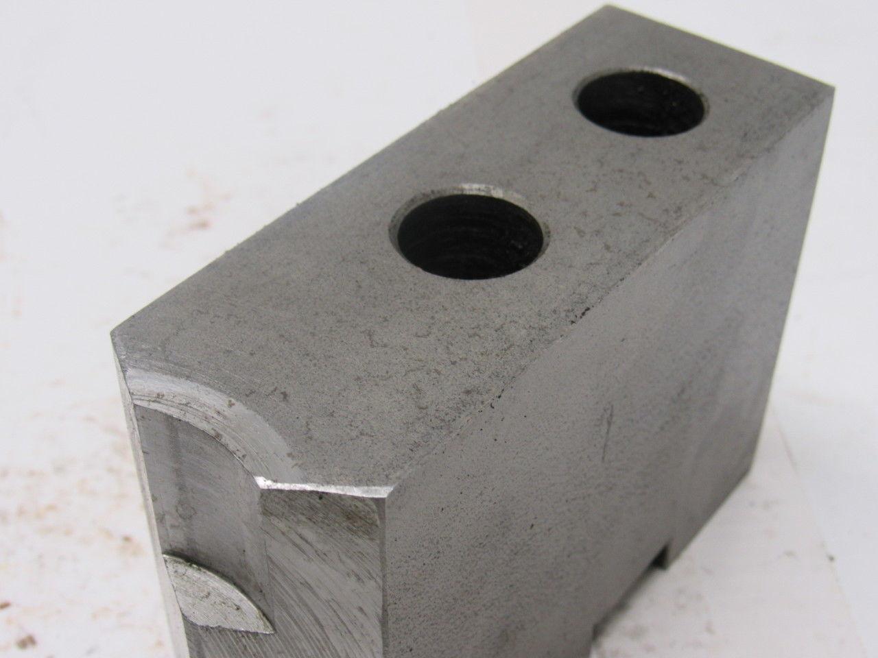 Daco 12KSEH Lathe Chuck Top Jaws Key Type 5" X 3-1/2" X 1-3/4" Lot Of 3