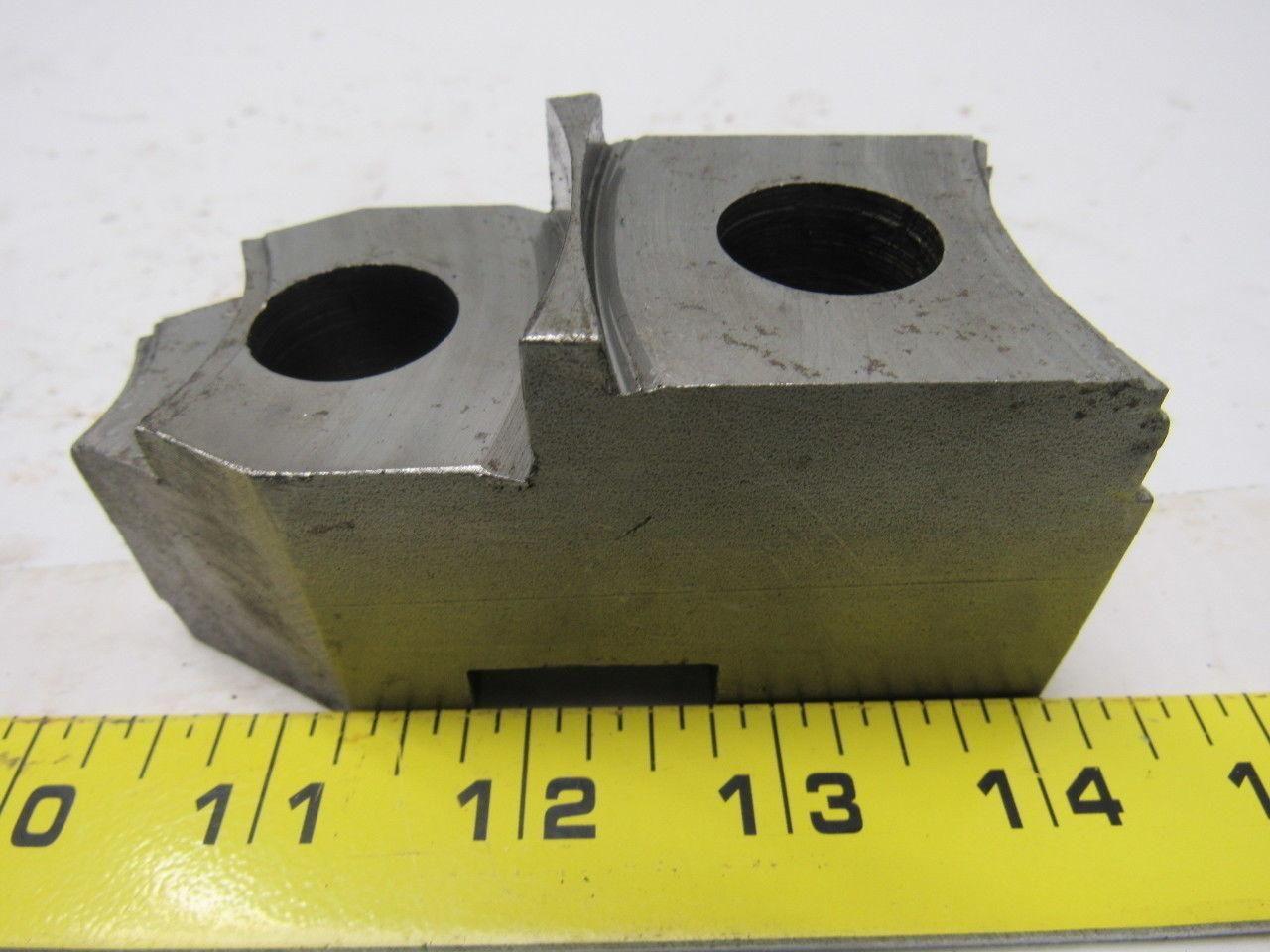 Lathe Chuck 2 Step Top Jaws 3-7/8" X 2" X 2" Lot Of 3