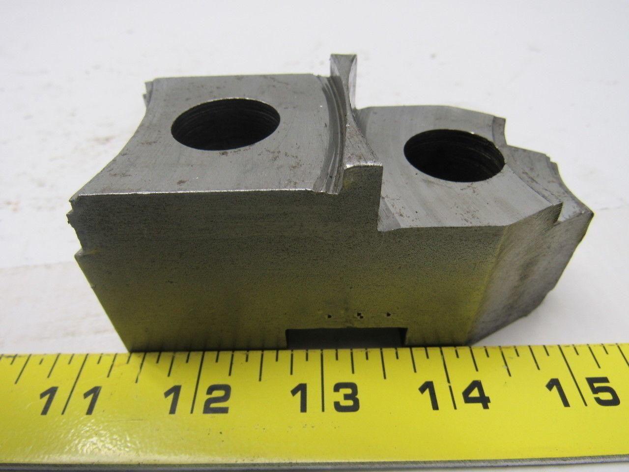 Lathe Chuck 2 Step Top Jaws 3-7/8" X 2" X 2" Lot Of 3