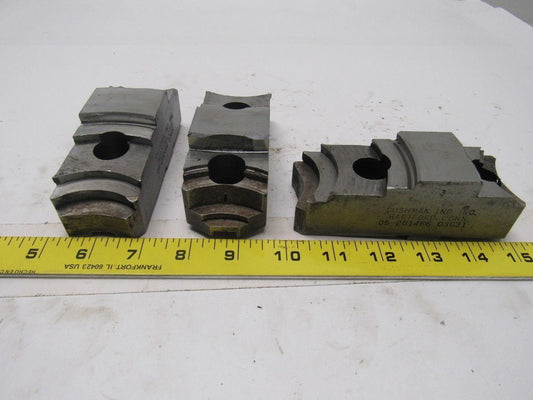 Cushman 05-201466 Lathe Chuck Top Jaws 5" X 1-5/8" X 1-3/4" Lot Of 3