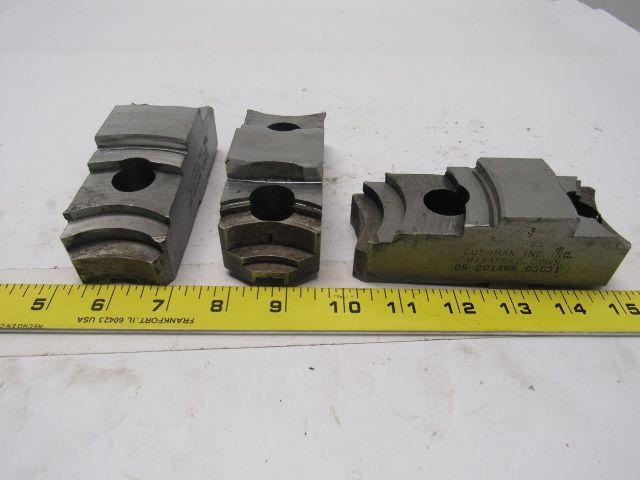 Cushman 05-201466 Lathe Chuck Top Jaws 5" X 1-5/8" X 1-3/4" Lot Of 3