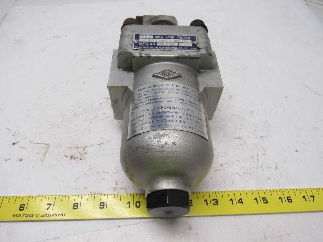 Masuda APLE04-500S Pneumatic Air Line Filter 3.5 Mpa 1/2" NPT Boring Mill Tested