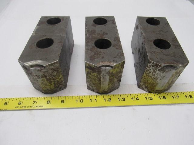 Daco M2320B10P Lathe Chuck Top Jaws 6-1/8" X 3" X 2-1/2" Lot Of 3