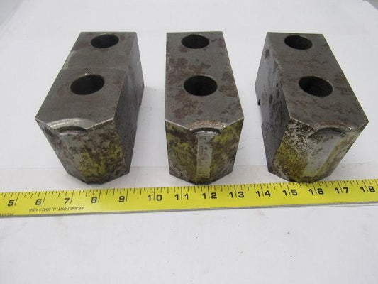 Daco M2320B10P Lathe Chuck Top Jaws 6-1/8" X 3" X 2-1/2" Lot Of 3
