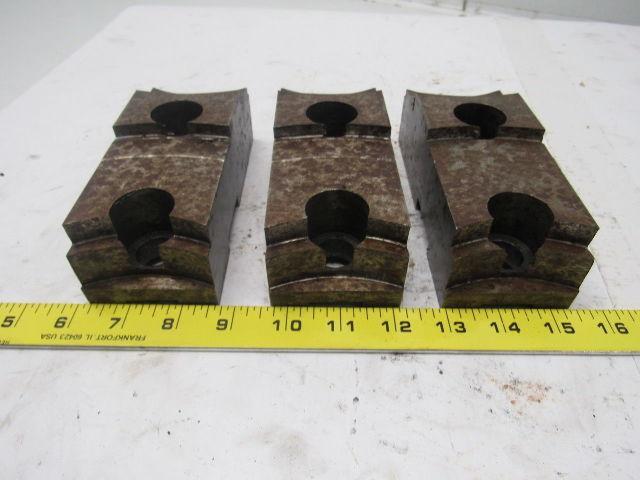 Daco M2320B1 Lathe Chuck Top Jaws 6-1/4" X 2-1/8" X 2-1/2" Lot Of 3