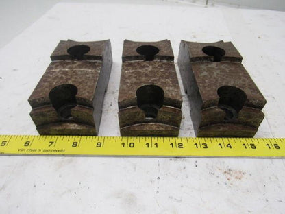 Daco M2320B1 Lathe Chuck Top Jaws 6-1/4" X 2-1/8" X 2-1/2" Lot Of 3