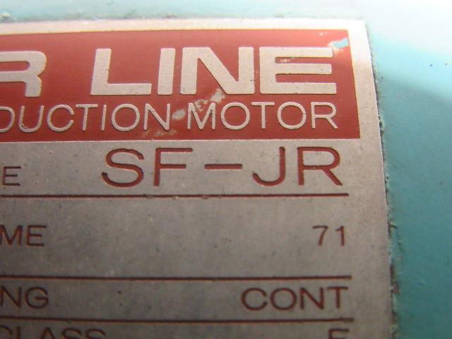 Mitsubishi SF-JR 200/220ac 50/60 Hz. 3 PH Induction Motor Bench Polish/Deburring