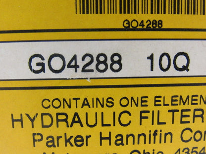 Parker G04288 Pleated Hydraulic Filter Cartridge New In Box 10 Micron