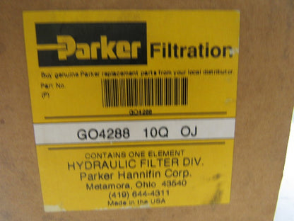 Parker G04288 Pleated Hydraulic Filter Cartridge New In Box 10 Micron
