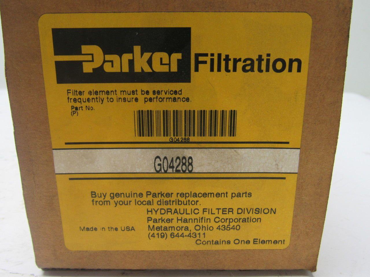 Parker G04288 Pleated Hydraulic Filter Element Beta Rating 10=200