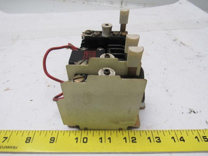 ALLEN BRADLEY 709-T0DX221 Ser K Size 00 Motor Starter Bul.709 3 Ph 2HP Max