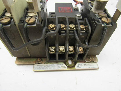 ALLEN BRADLEY 709-T0DX221 Ser K Size 00 Motor Starter Bul.709 3 Ph 2HP Max