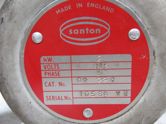 Santon OR 224 Immersion Heating Heater Element 2 kW 115 V 1 PH 23-1/2" Screw In