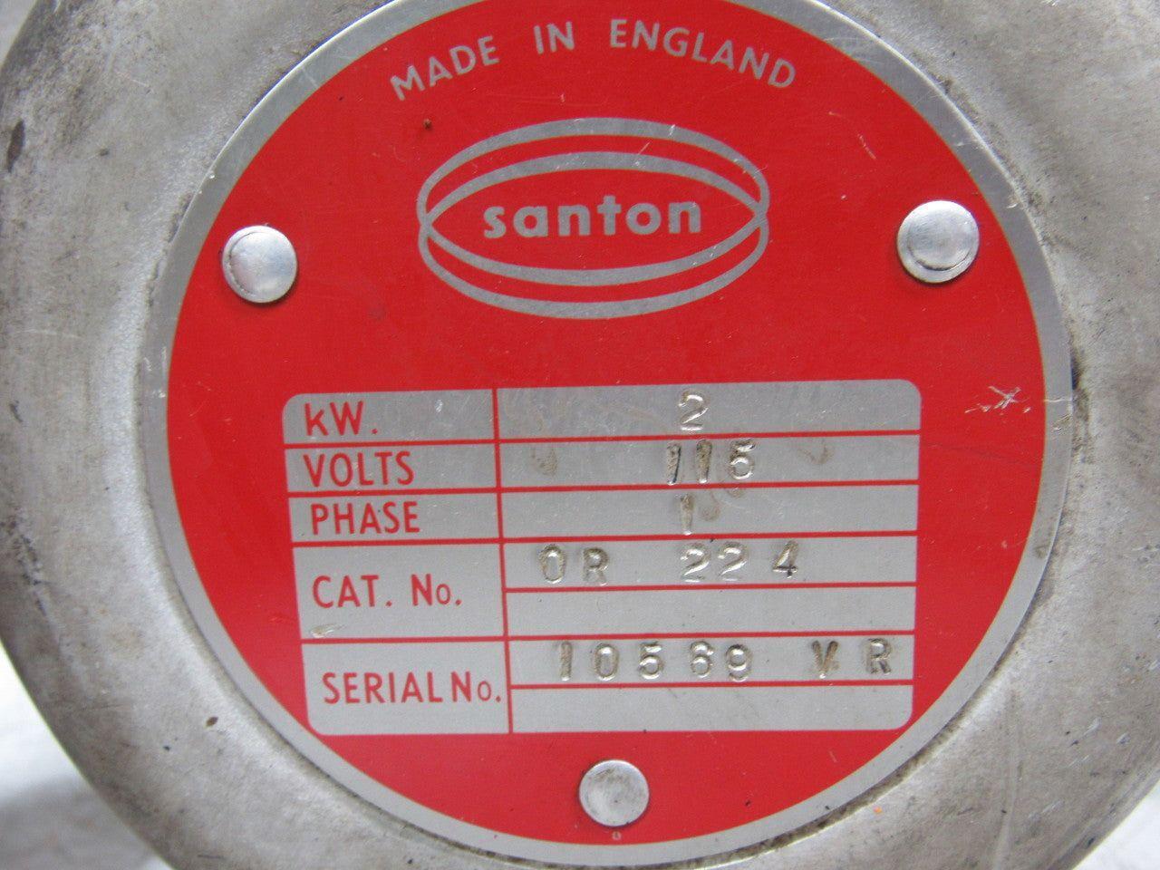 Santon OR 224 Immersion Heating Heater Element 2 kW 115 V 1 PH 23-1/2" Screw In